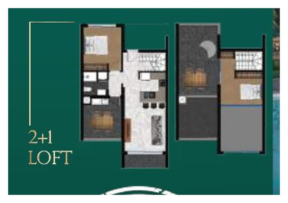 Elysian Ayfilon 2-Bedroom Loft - frontend.project_detail.floor_plan