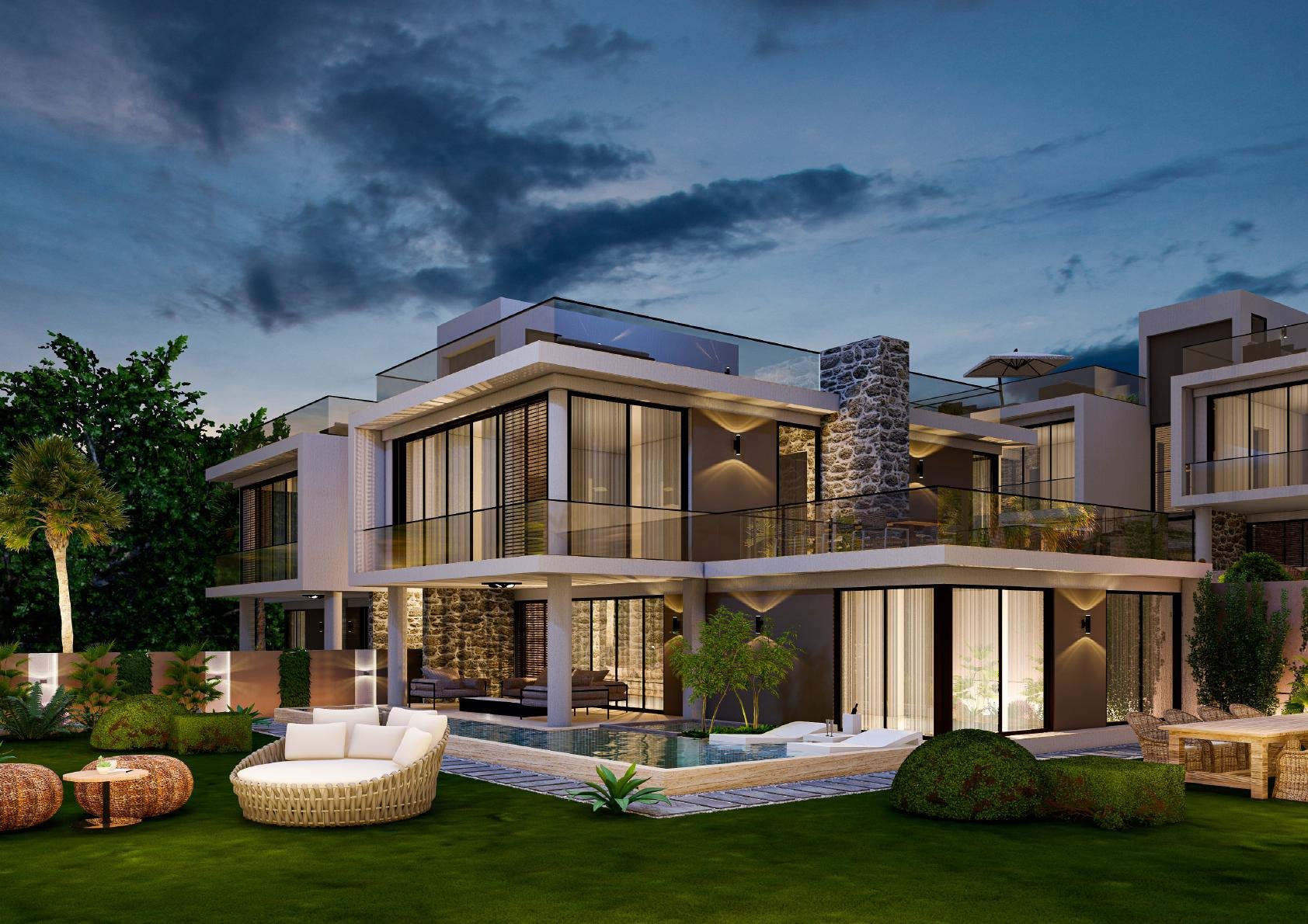 Esentepe Exclusive - Villa akşam görünümü