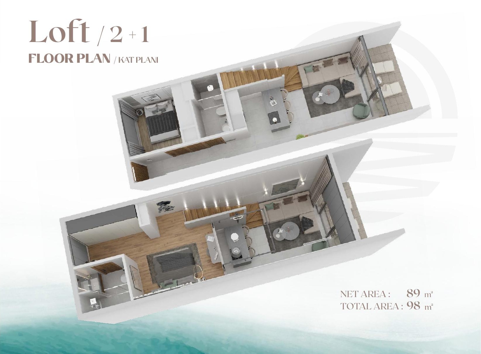 2 Schlafzimmer Loft - frontend.project_detail.floor_plan
