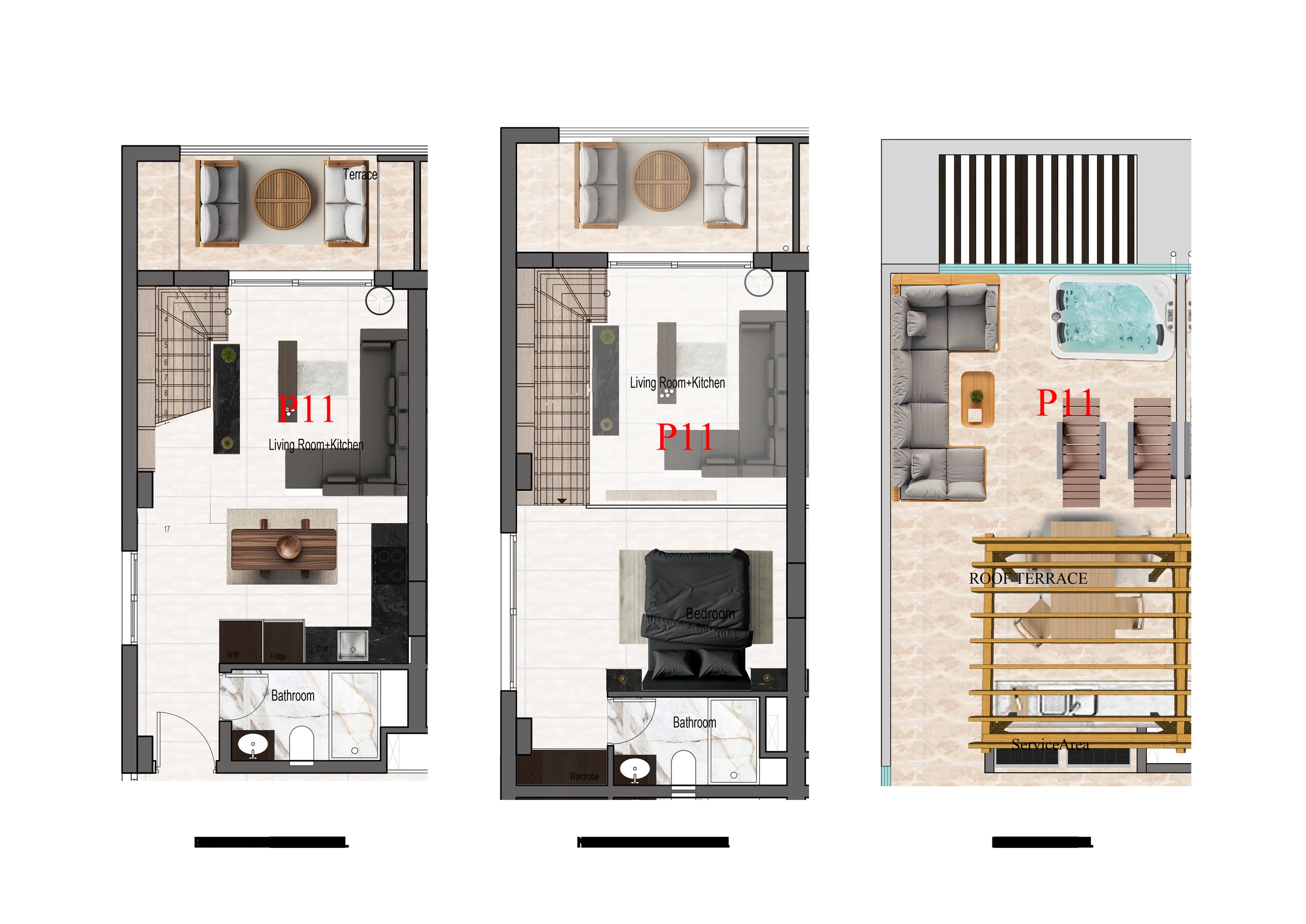 Habitat Premium 1+1 Duplex-Penthouse - frontend.project_detail.floor_plan