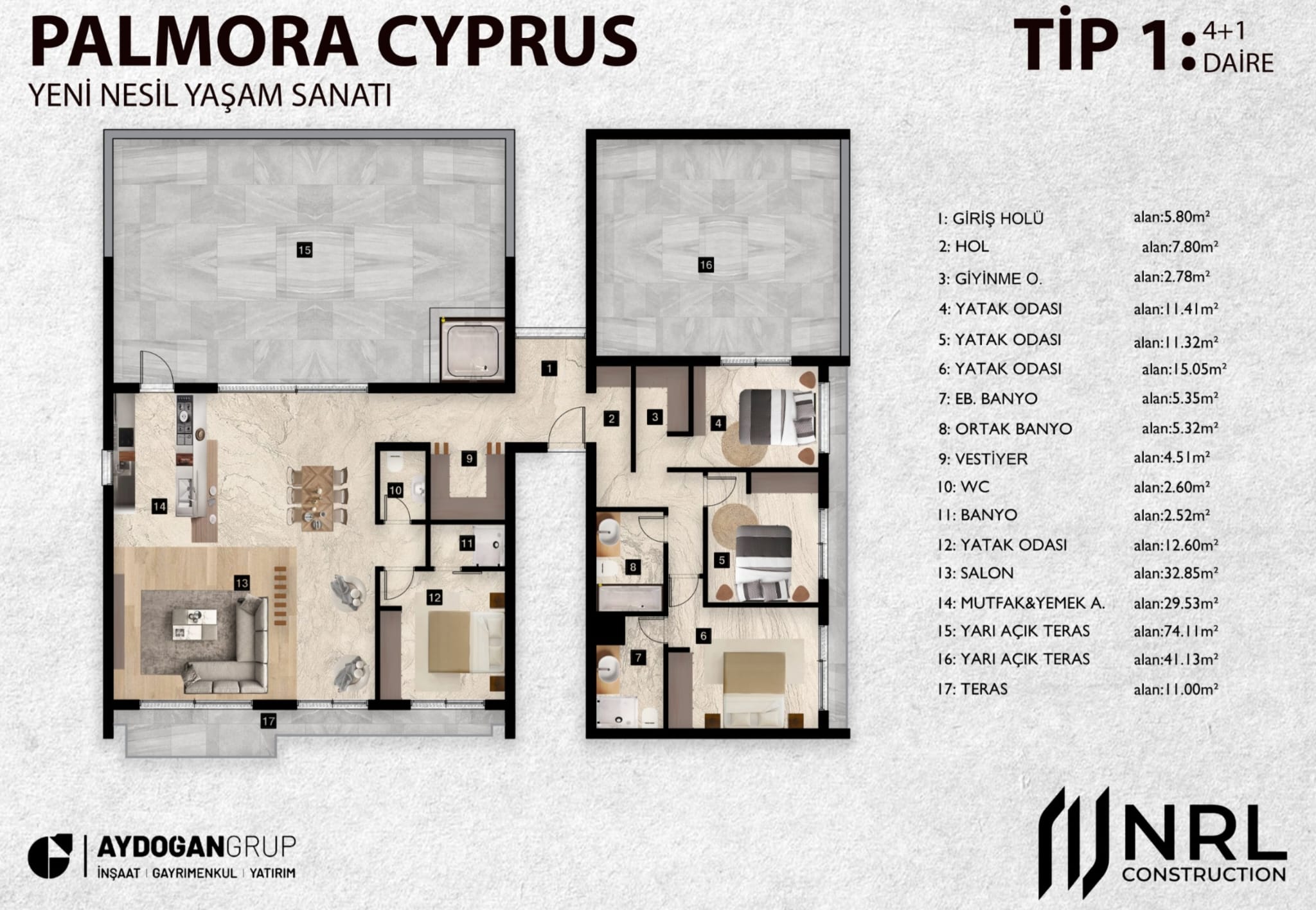 Penthouse z 4 sypialniami - frontend.project_detail.floor_plan